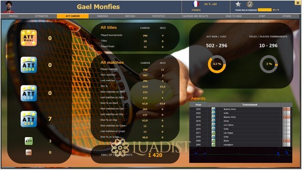 Absolute Tennis Manager Screenshot 2