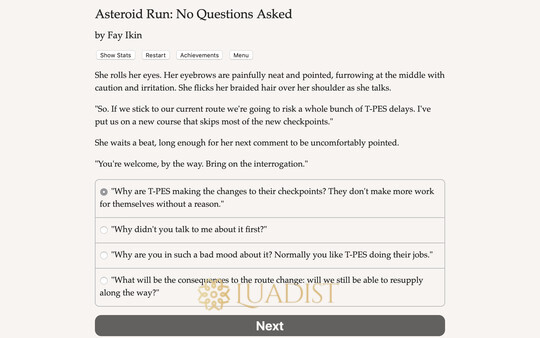 Asteroid Run: No Questions Asked Screenshot 1