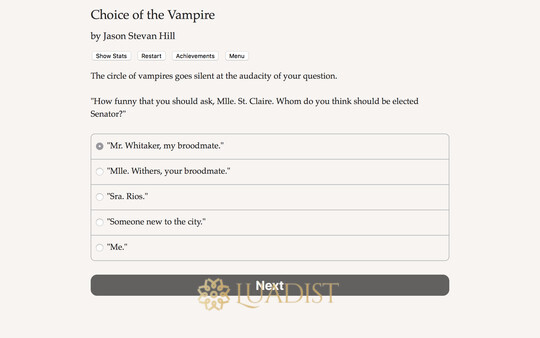 Choice of the Vampire Screenshot 2