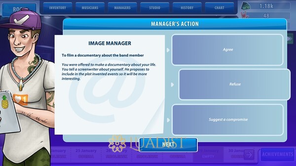 Music Band Manager Screenshot 1
