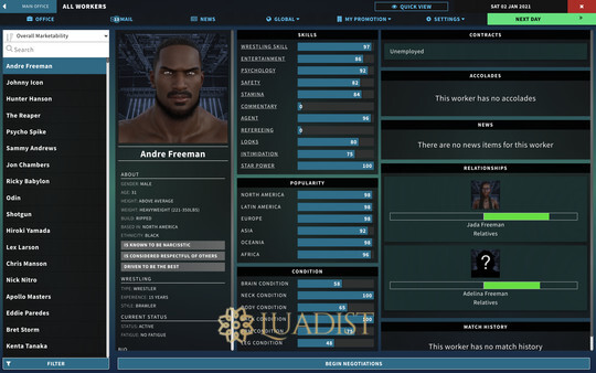 Pro Wrestling Sim Screenshot 1