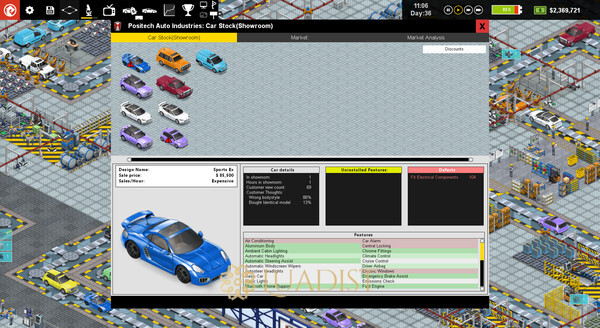 Production Line : Car Factory Simulation Screenshot 1