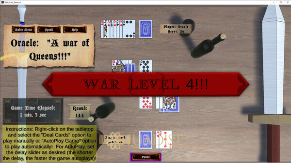 WAR Card Game_uvr Screenshot 2