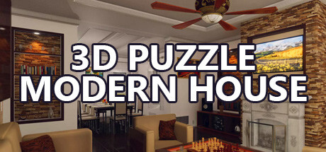 3D PUZZLE - Modern House Game