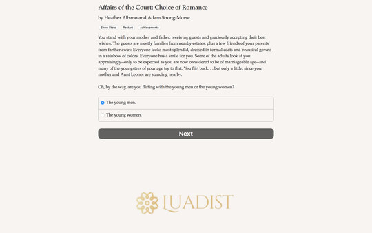 Affairs Of The Court: Choice Of Romance Screenshot 1