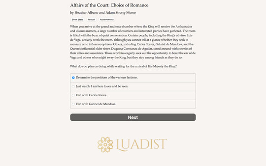 Affairs Of The Court: Choice Of Romance Screenshot 3