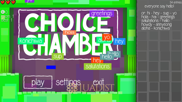Choice Chamber Screenshot 1