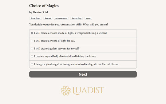 Choice Of Magics Screenshot 1