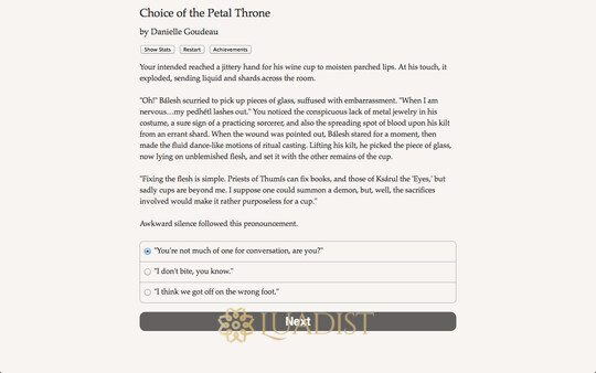 Choice Of The Petal Throne Screenshot 2