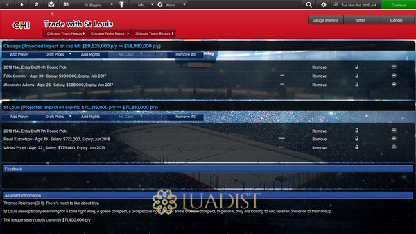 Eastside Hockey Manager Screenshot 2