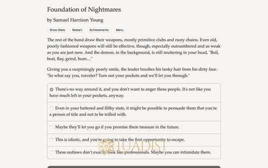 Foundation of Nightmares Screenshot 2