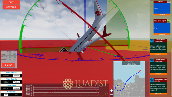 MCAS Simulation Screenshot 2