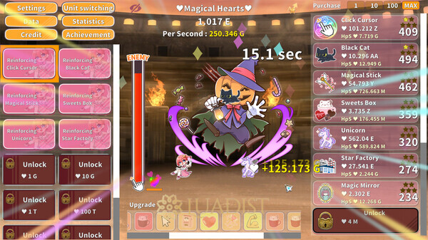 Magical Girl Clicker Screenshot 2