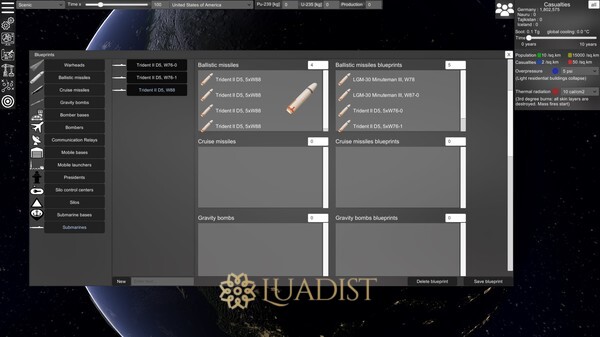 Nuclear War Simulator Screenshot 1