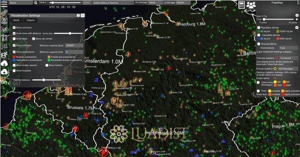 Nuclear War Simulator Screenshot 2