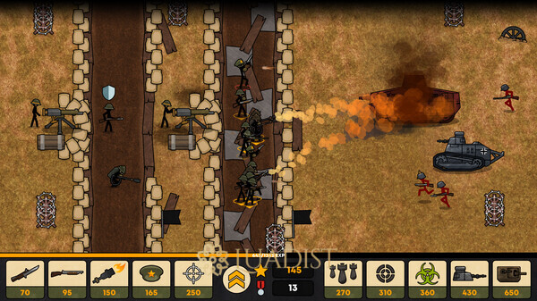 Stickman Trenches Screenshot 1