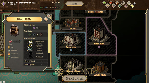 The Commission 1920: Organized Crime Grand Strategy Screenshot 2