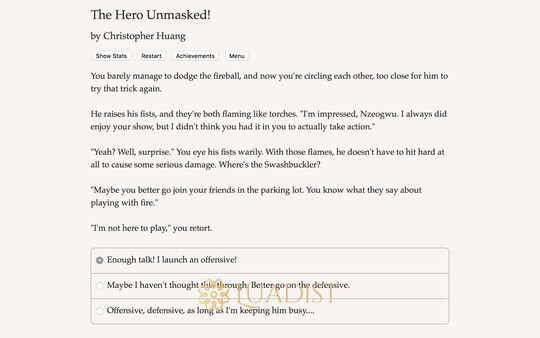 The Hero Unmasked! Screenshot 2