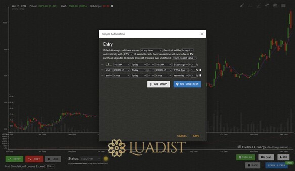 Trade Bots: A Technical Analysis Simulation Screenshot 4