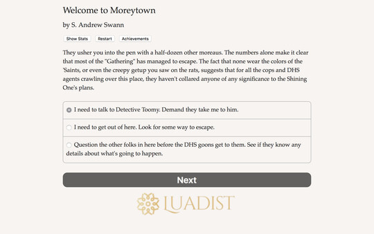 Welcome To Moreytown Screenshot 2