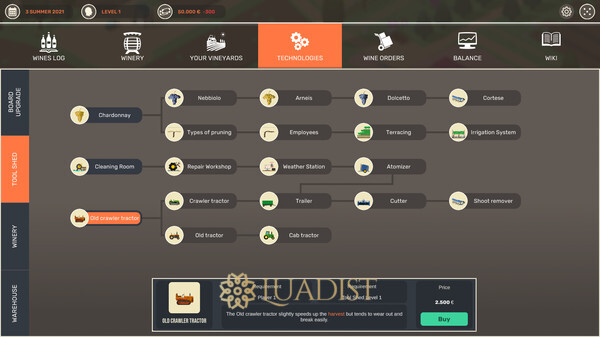 Hundred Days - Winemaking Simulator Screenshot 2