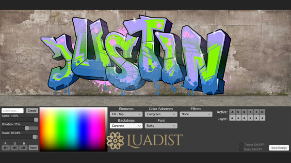 The Graffiti Creator Screenshot 1