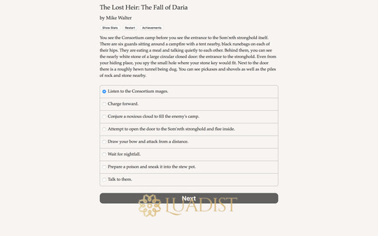 The Lost Heir: The Fall Of Daria Screenshot 2