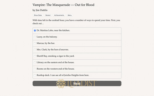Vampire: The Masquerade — Out for Blood Screenshot 2